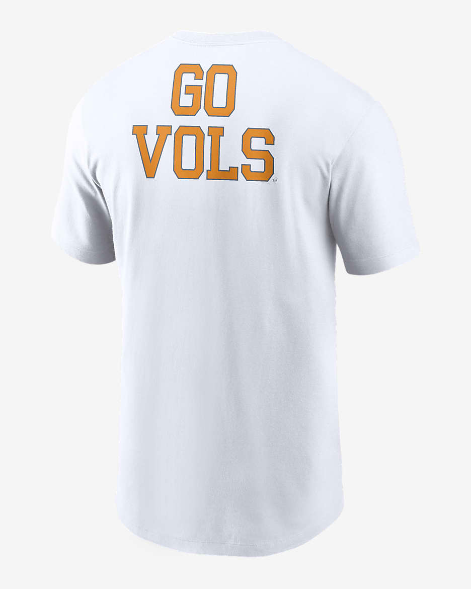 Tennessee Volunteers Blitz Men's Nike College T-Shirt - White