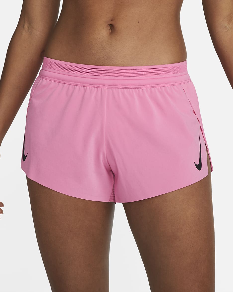 Nike AeroSwift Women's Running Shorts - Pinksicle/Black