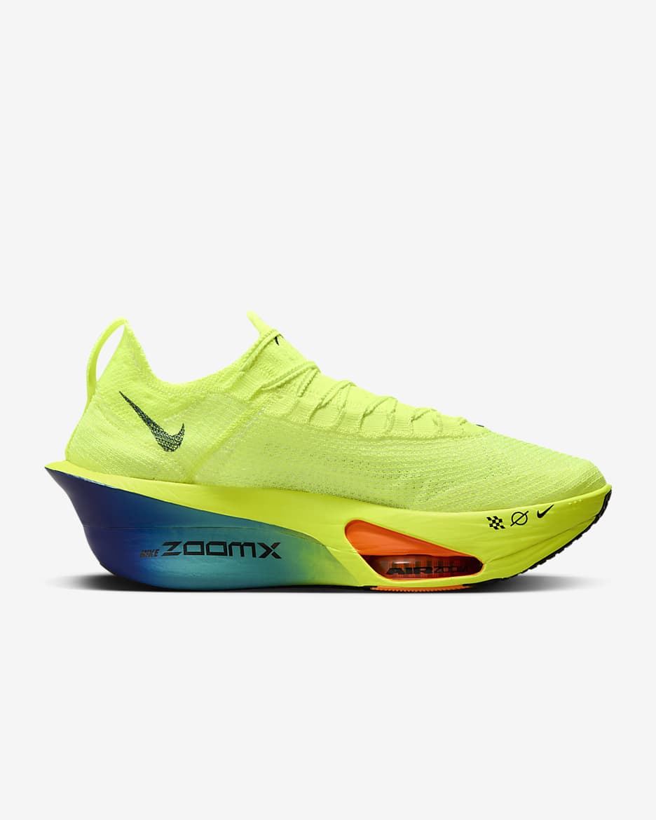 Nike Alphafly 3 wedstrijdschoenen voor heren (straat) - Volt/Dusty Cactus/Total Orange/Concord