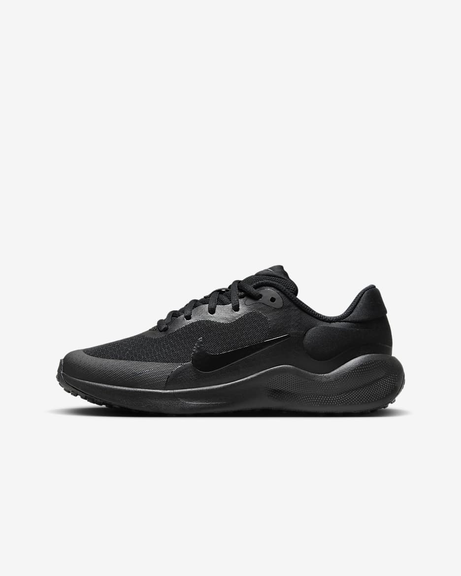 Nike Revolution 7 Older Kids' Running Shoes - Black/Anthracite