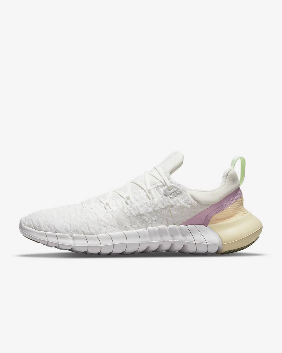 Nike Free Run 5.0 Women's Road Running Shoes - Summit White/Light Arctic Pink/Platinum Tint