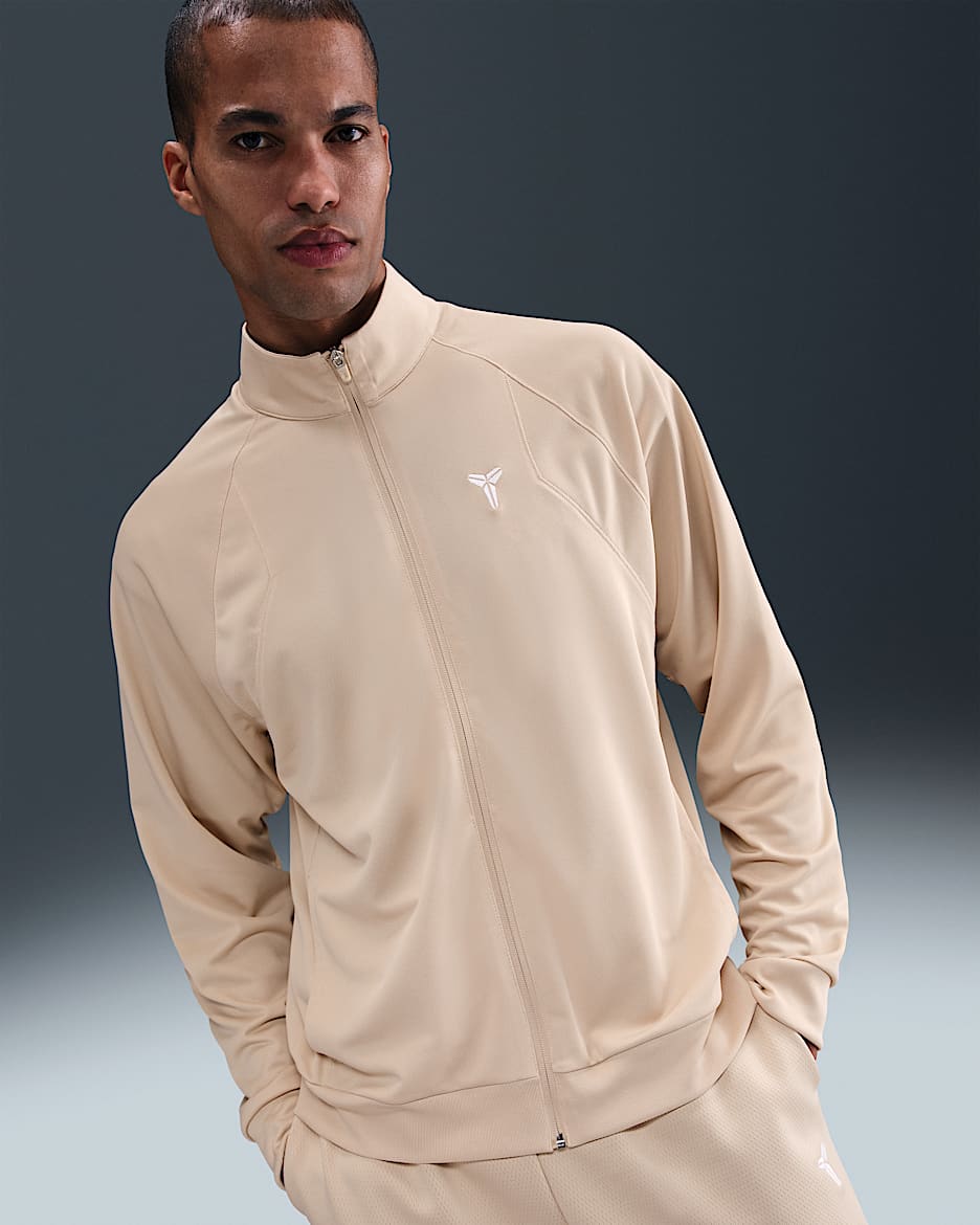 Kobe Dri-FIT Knit Jacket - Sanddrift/Sanddrift/White