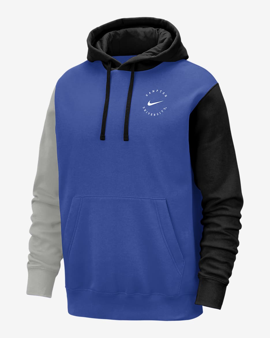 Hampton Club Fleece Men's Nike College Hoodie - Royal