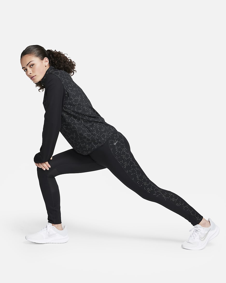 Nike Swift Women's 1/4-Zip Running Top - Black