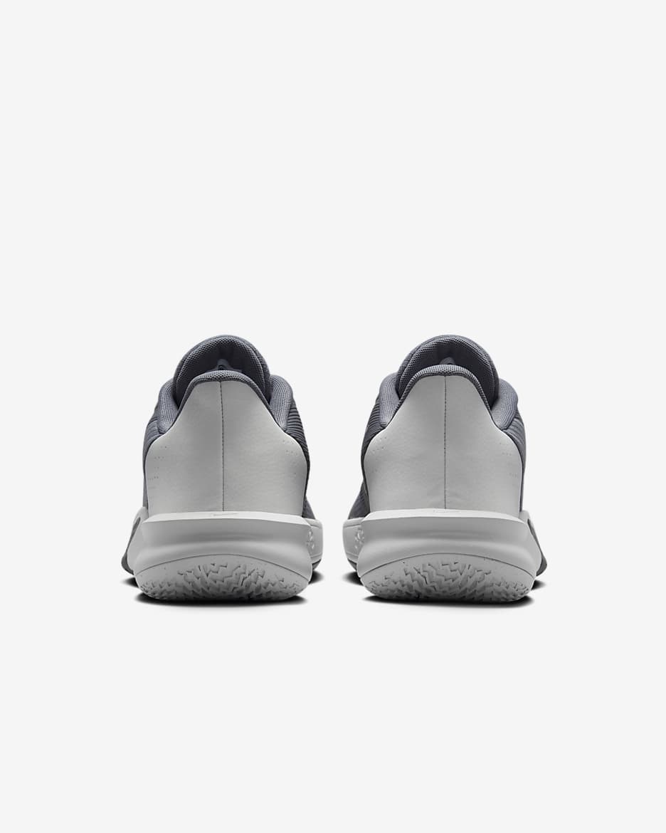 Nike Precision 7-basketballsko til mænd - Smoke Grey/Iron Grey/Hot Punch/Photon Dust