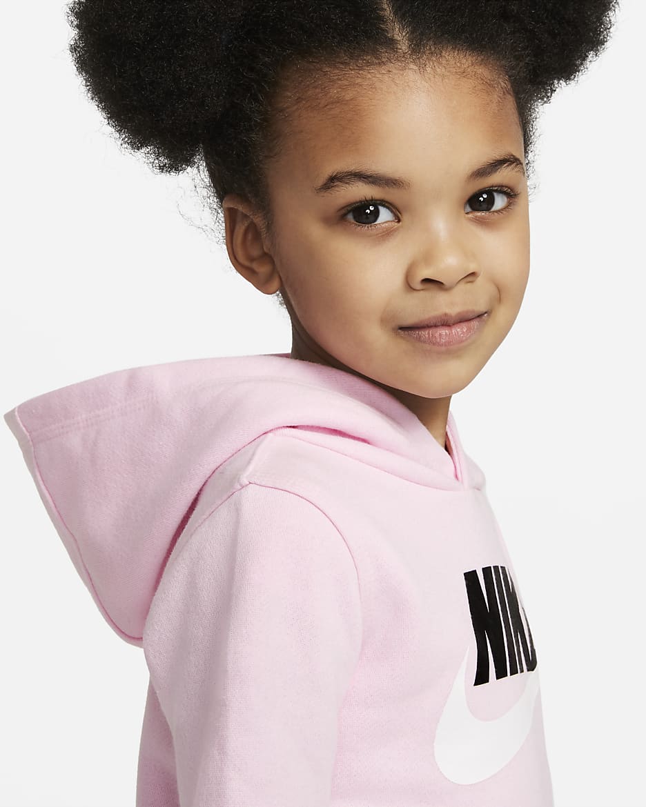 Nike Sportswear Club Fleece Toddler Pullover Hoodie - Pink Foam