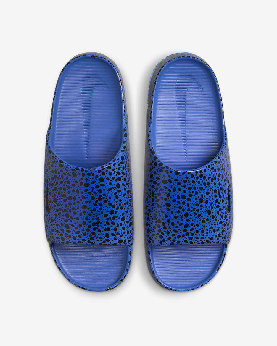 Nike Calm Electric Men's Slides - Racer Blue/Racer Blue/Dark Obsidian