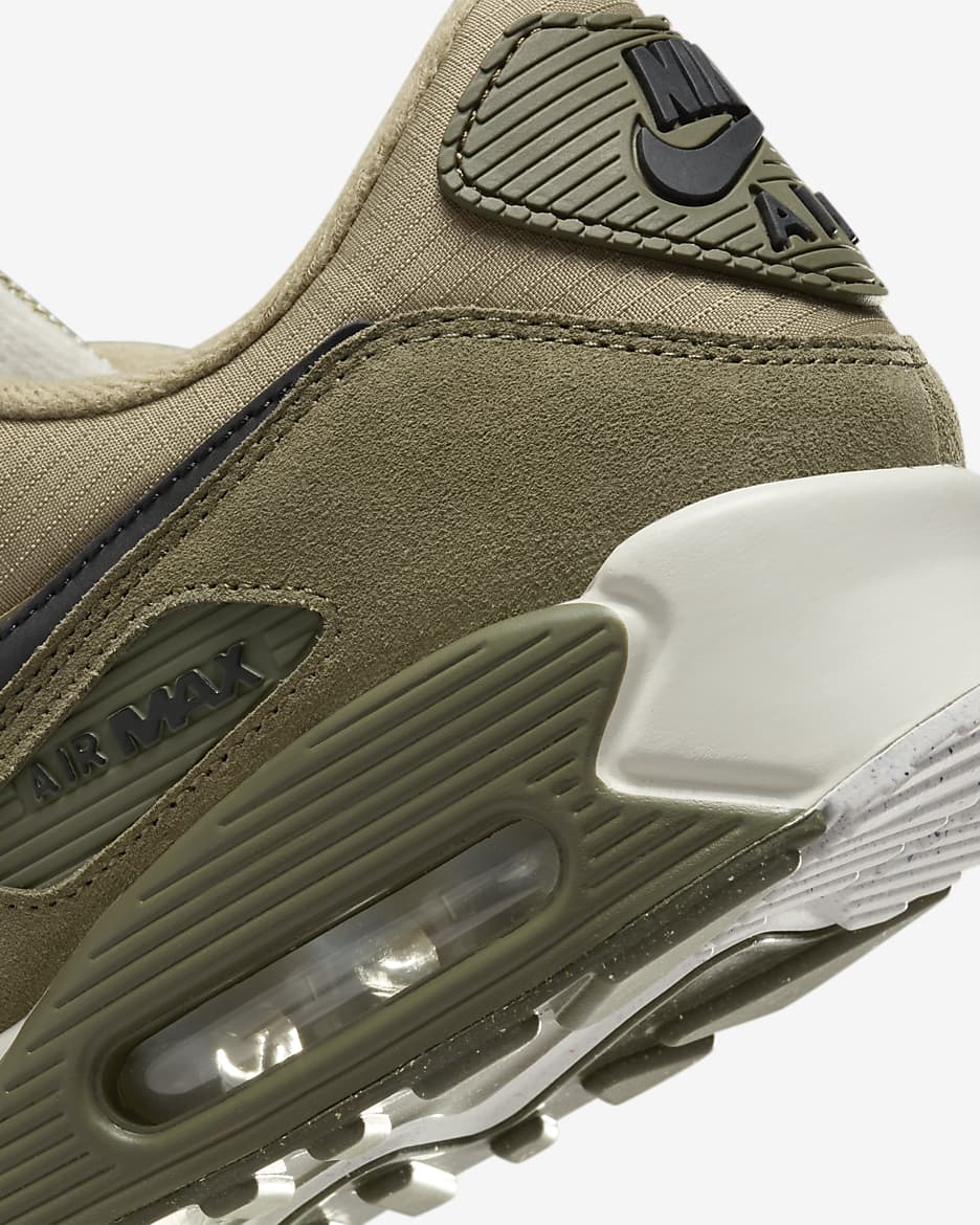 Buty męskie Nike Air Max 90 - Neutral Olive/Medium Olive/Light Bone/Czerń