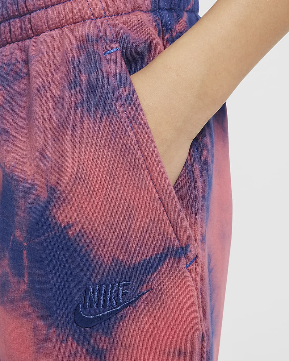 Nike Sportswear Club Fleece Big Kids' Joggers - Aster Pink/Game Royal/Game Royal