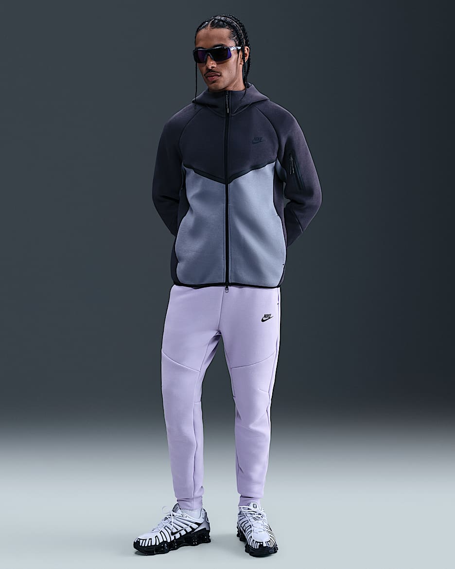 Nike Tech Men's Fleece Joggers - Hydrangeas/Black