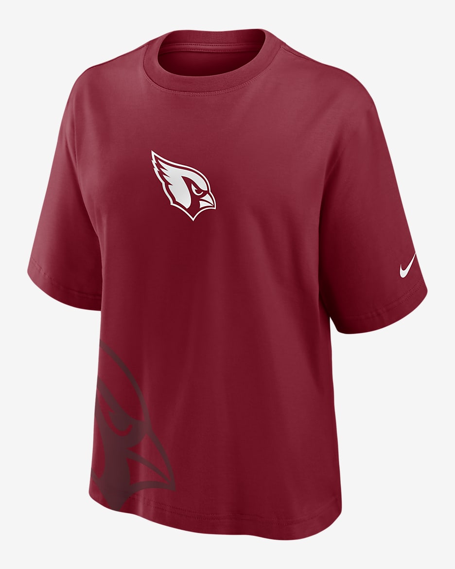 Arizona Cardinals Boxy Women's Nike NFL T-Shirt - Tough Red
