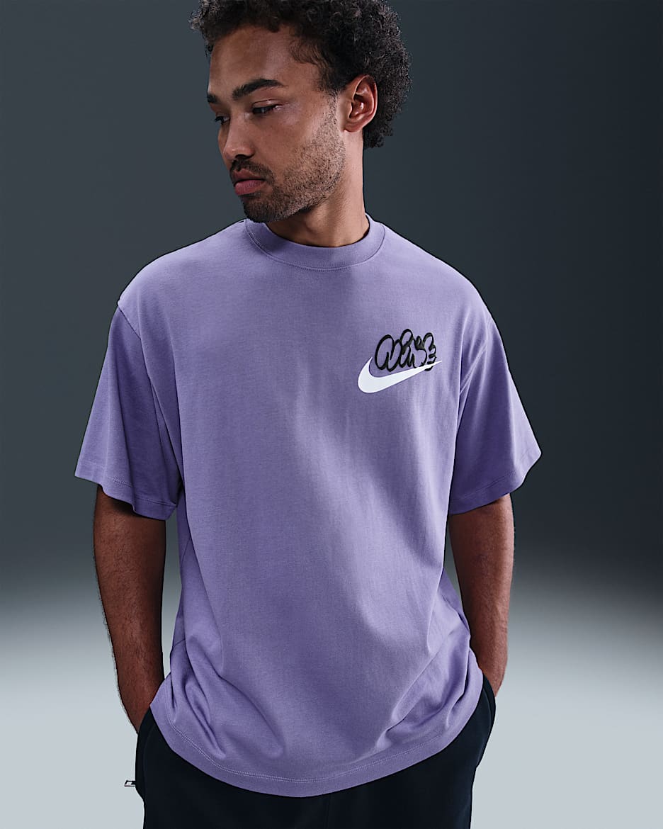 Nike Solo Swoosh T-Shirt (Herren) - Dusty Amethyst