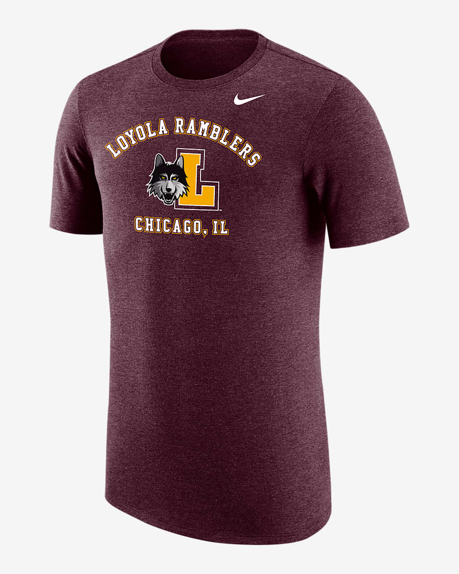 Loyola Chicago Men's Nike College T-Shirt - Maroon