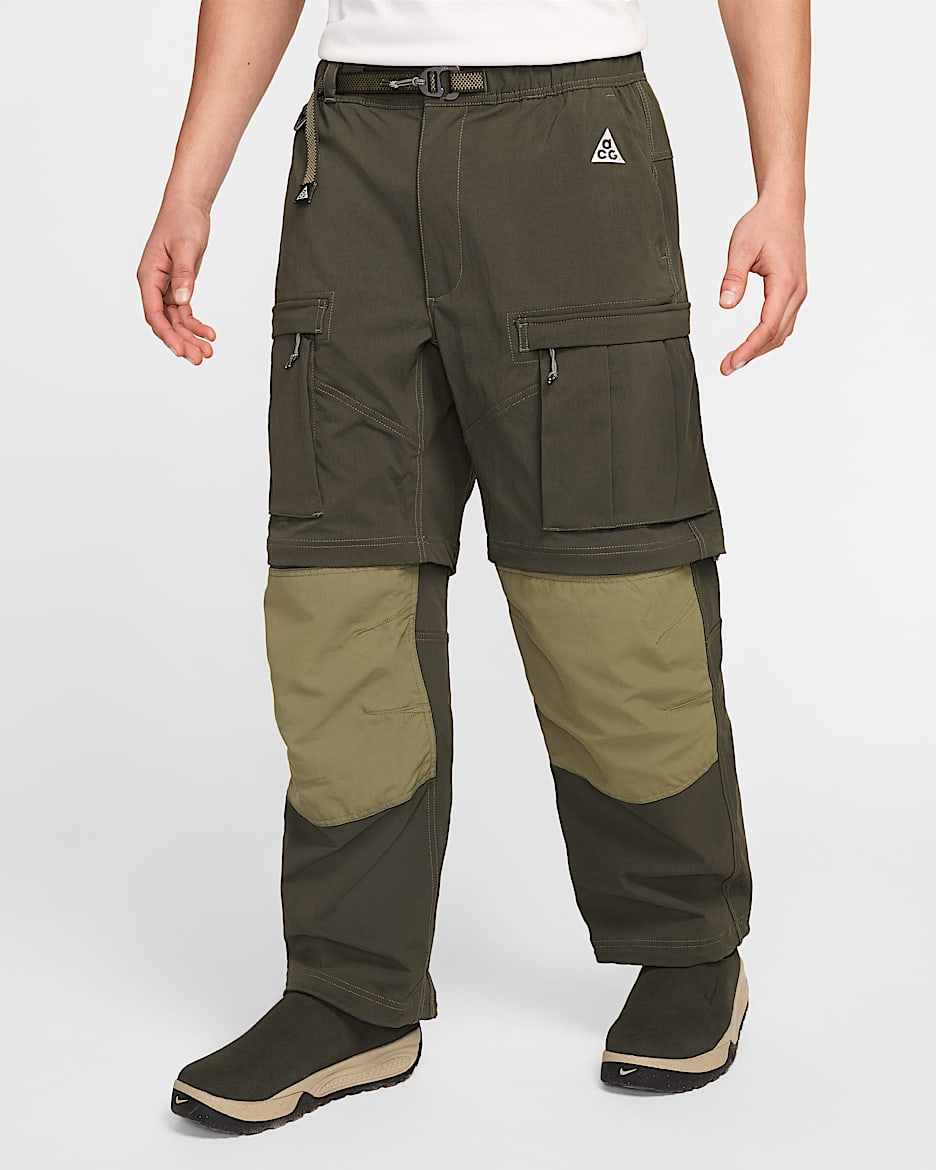 Pants cargo para hombre Nike ACG "Smith Summit" - Secuoya/Oliva medio/Blanco cumbre
