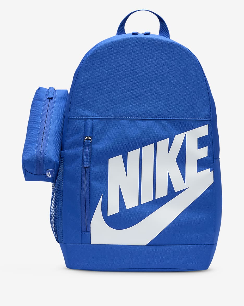 Mochila para niños Nike Elemental (20 L) - Royal juego/Royal juego/Blanco