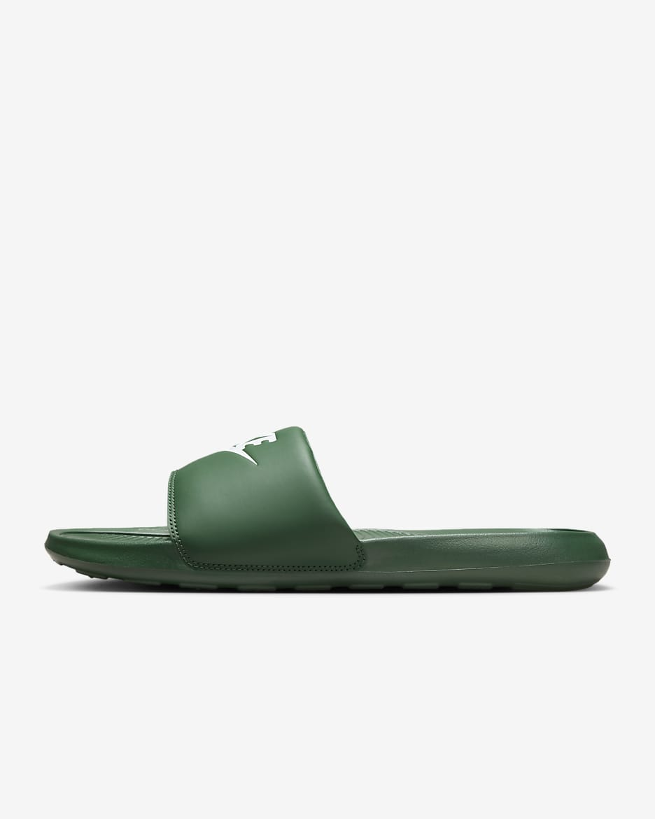 Nike Victori One Men's Slides - Fir/Fir/White