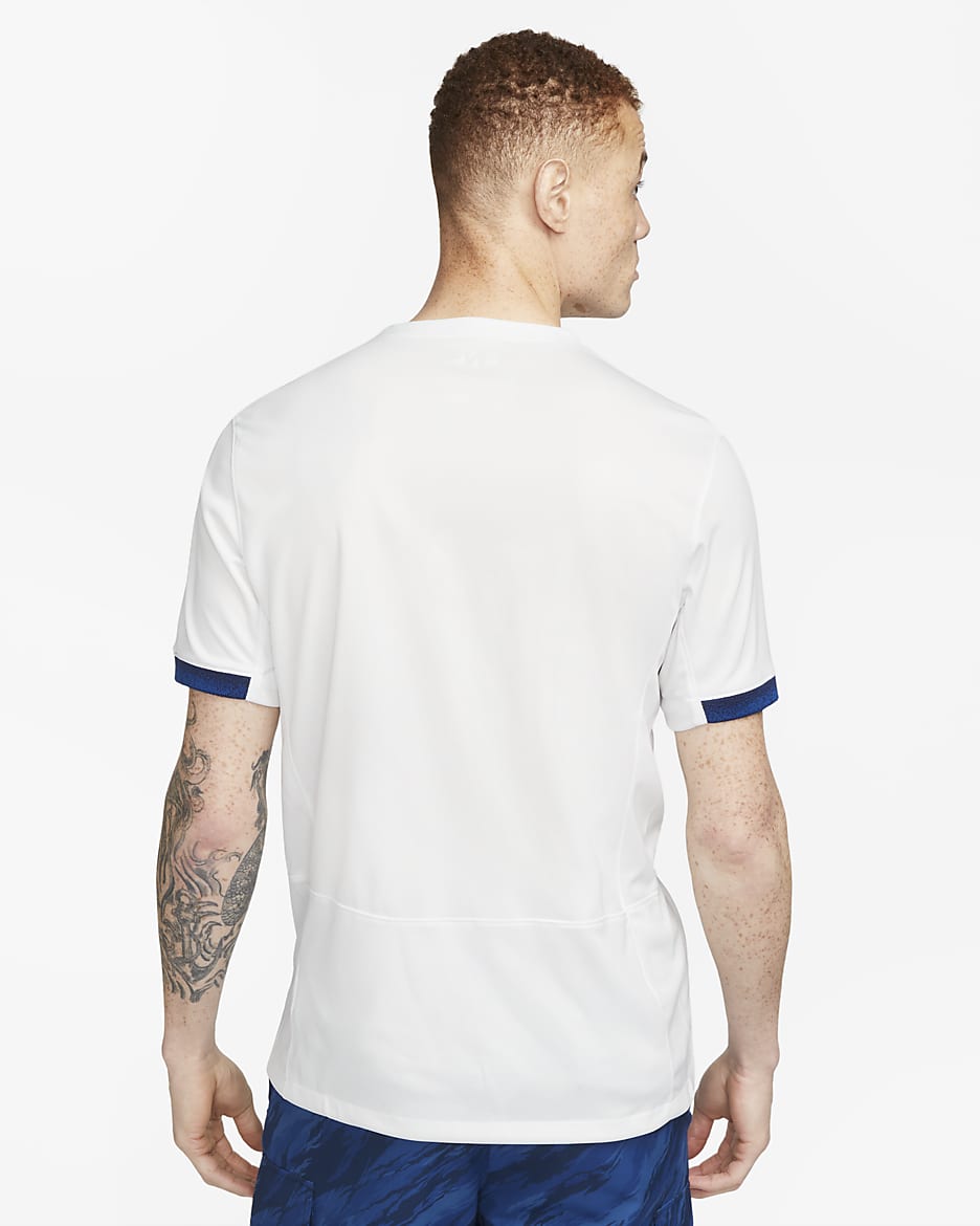 England 2023 Stadium 主場男款 Nike Dri-FIT 足球球衣 - Summit White/Gym Blue/Gym Blue