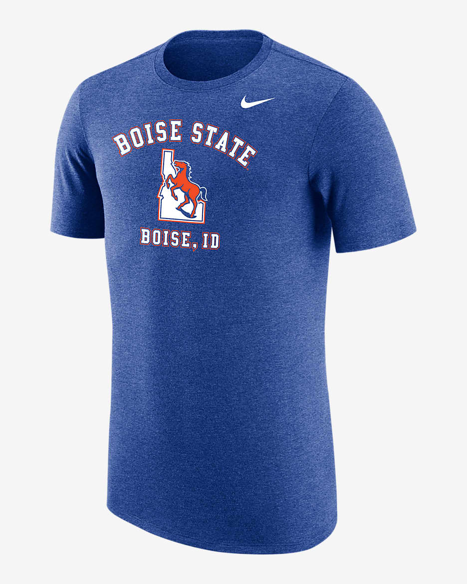 Boise State Men's Nike College T-Shirt - Royal