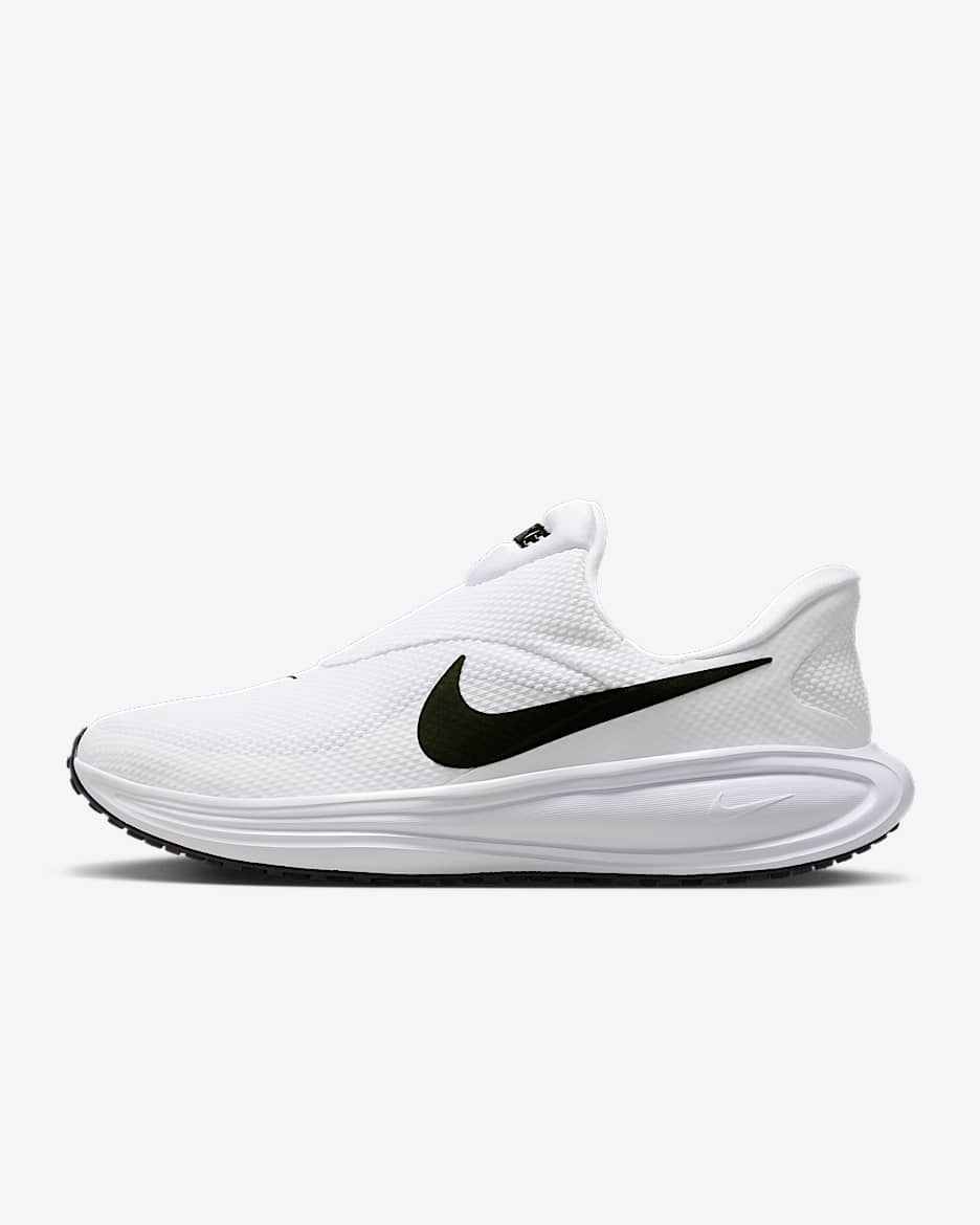 Tenis de correr en pavimento para hombre Nike Revolution 8 EasyOn - Blanco/Gris lobo/Negro