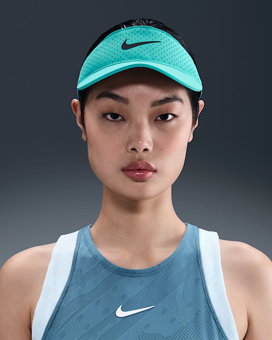 Nike Dri-FIT ADV Ace Tennis Visor - Dusty Cactus/Anthracite/Black