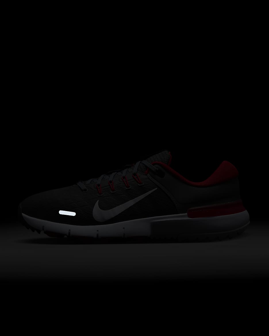 Nike Free Golf NN Golf Shoes - Iron Grey/University Red/Smoke Grey/White