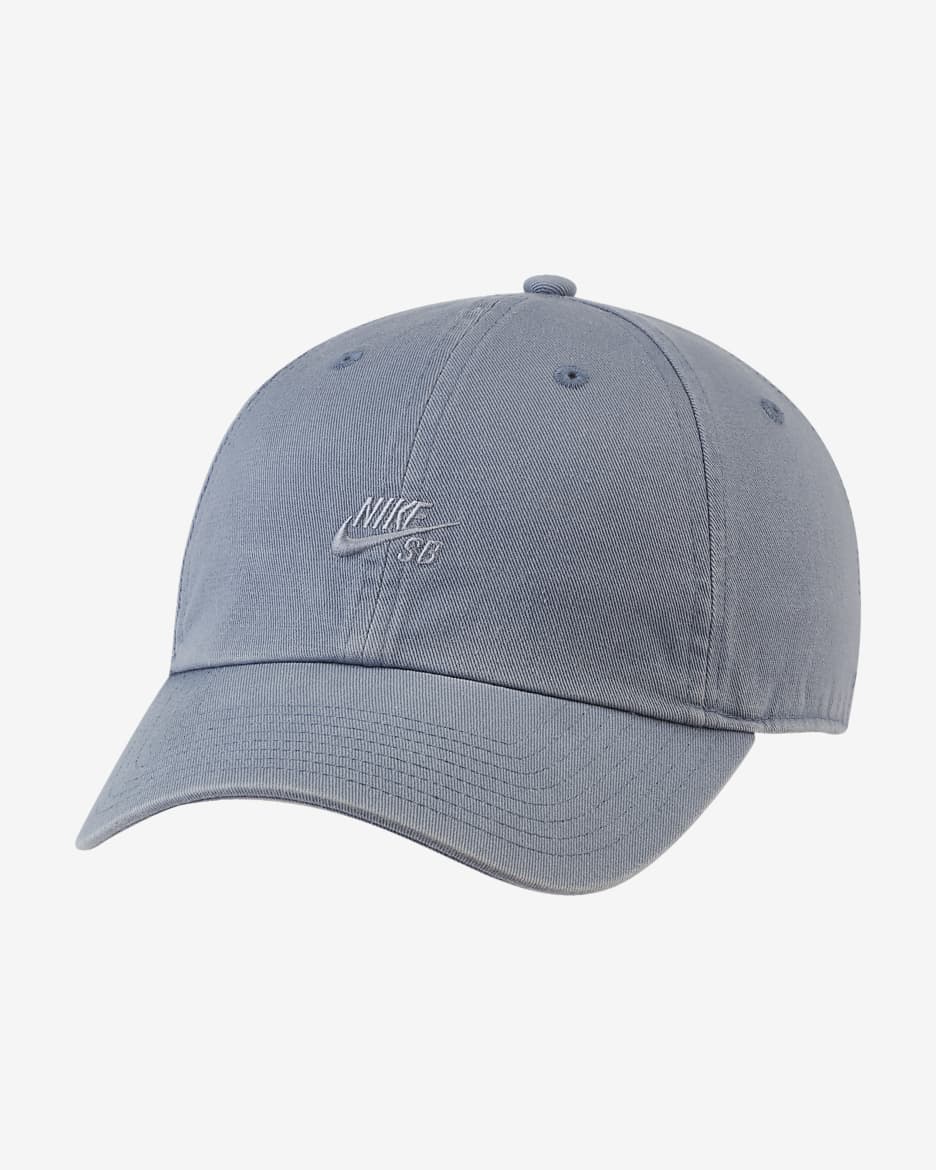 Nike SB Heritage86 Washed Skate Hat - Ashen Slate/Ashen Slate