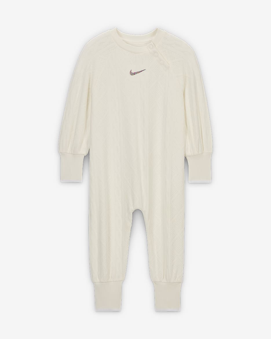 Mono de tejido trenzado para bebé (0 a 9 meses) Nike ReadySet - Vela