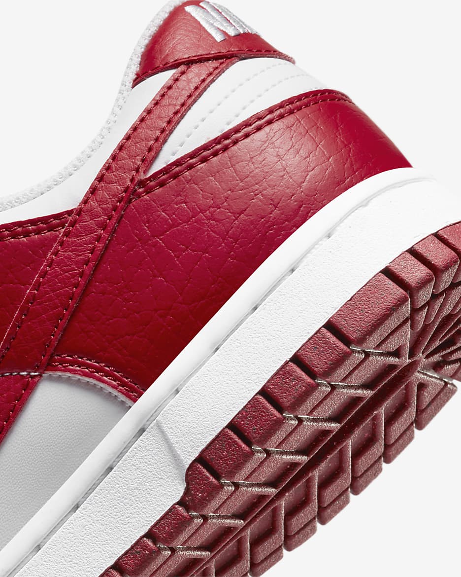 Sapatilhas Nike Dunk Low Next Nature para mulher - Branco/Vermelho Gym