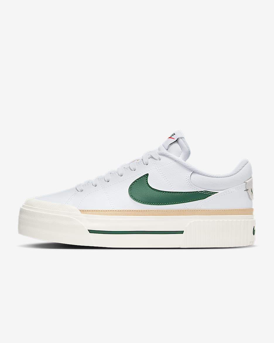 Nike Court Legacy Lift Women's Shoes - White/Sail/Sesame/Fir