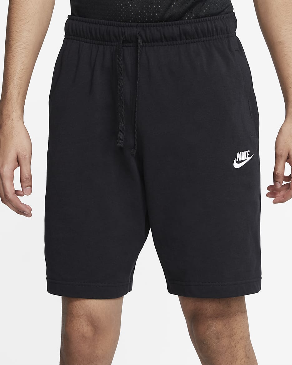 Nike Sportswear Club Herenshorts - Zwart/Wit