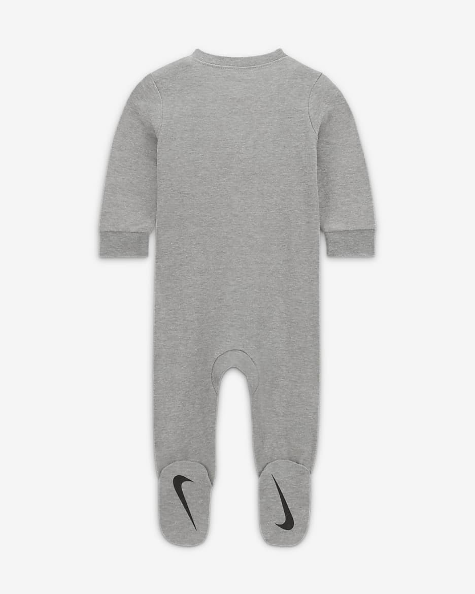 Nike Essentials Footed Coverall Baby Coverall - Dark Grey Heather