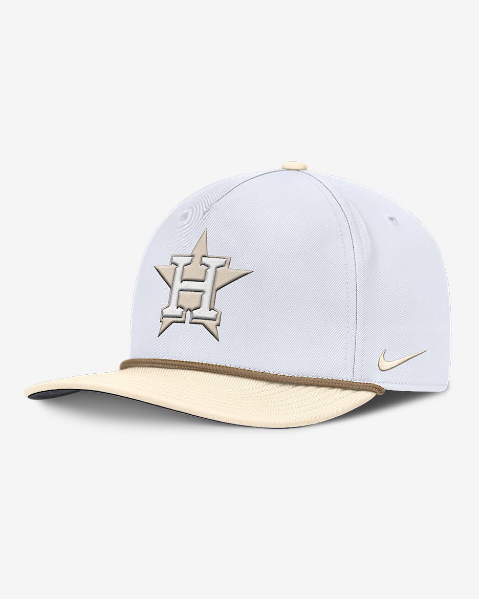 Houston Astros Pro Men’s Nike AeroBill MLB Adjustable Hat - White