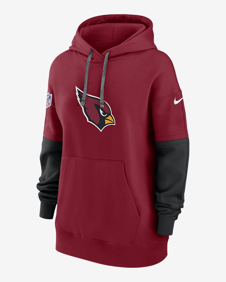 Arizona Cardinals Sideline Essential Women's Nike NFL Pullover Hoodie - Cardinal Red