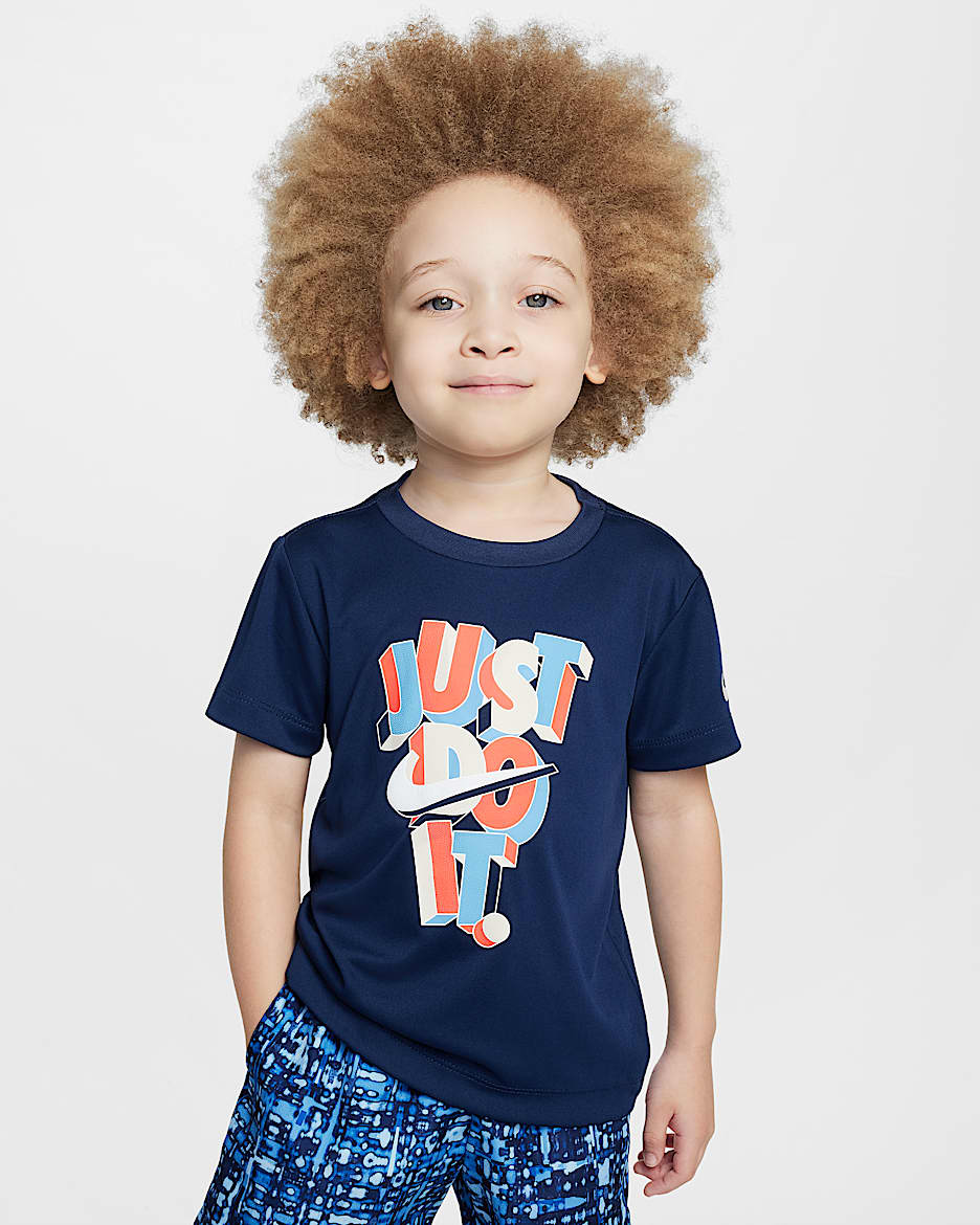 Nike Dri-FIT Toddler Icon Tee - Midnight Navy
