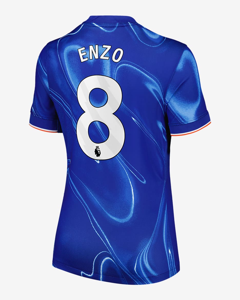 Enzo Fernández Chelsea 2024/25 Stadium Home Women's Nike Dri-FIT Soccer Jersey - Blue