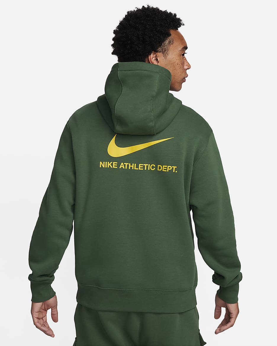 Nike Sportswear Men's Pullover Fleece Hoodie - Fir