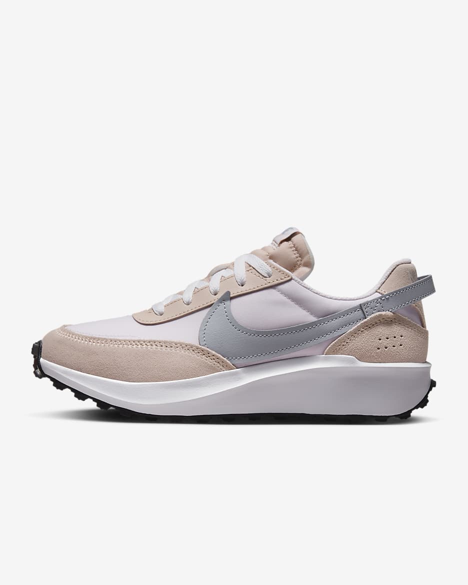 Nike Waffle Debut 女鞋 - Pink Oxford/Pearl Pink/白色/Wolf Grey