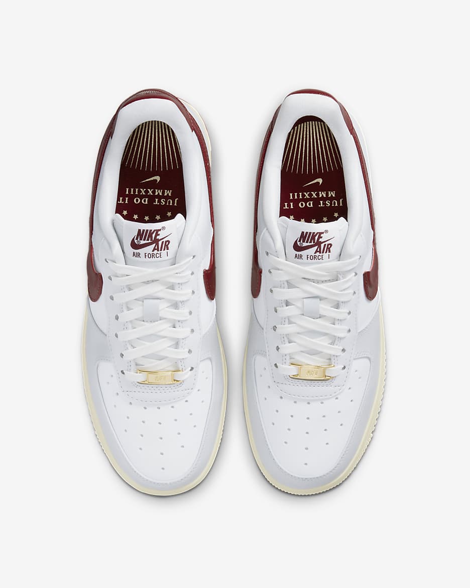 Nike Air Force 1 '07 SE Women's Shoes - Photon Dust/Summit White/Muslin/Team Red