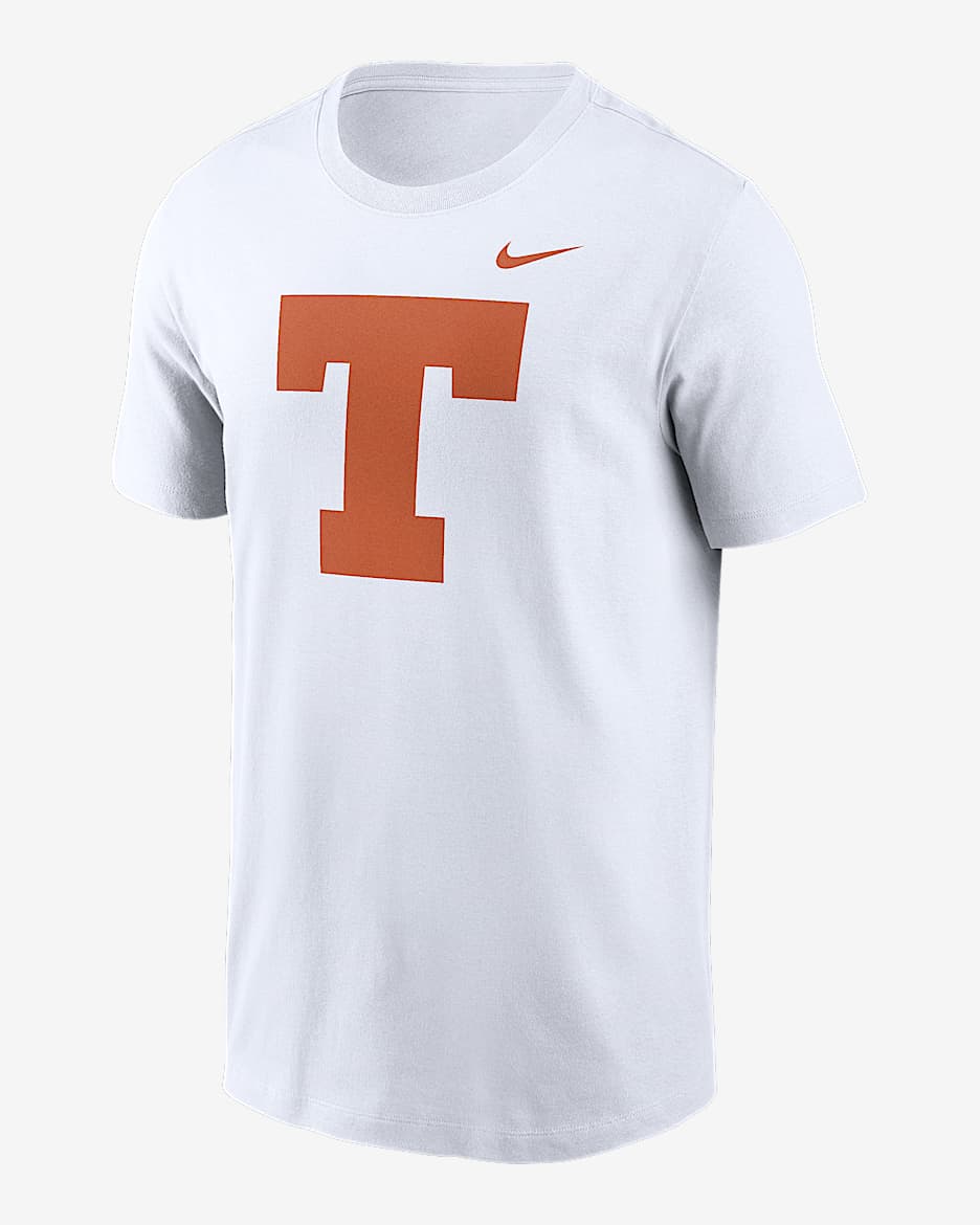 Texas Longhorns Baseball Logo Men's Nike College T-Shirt - White