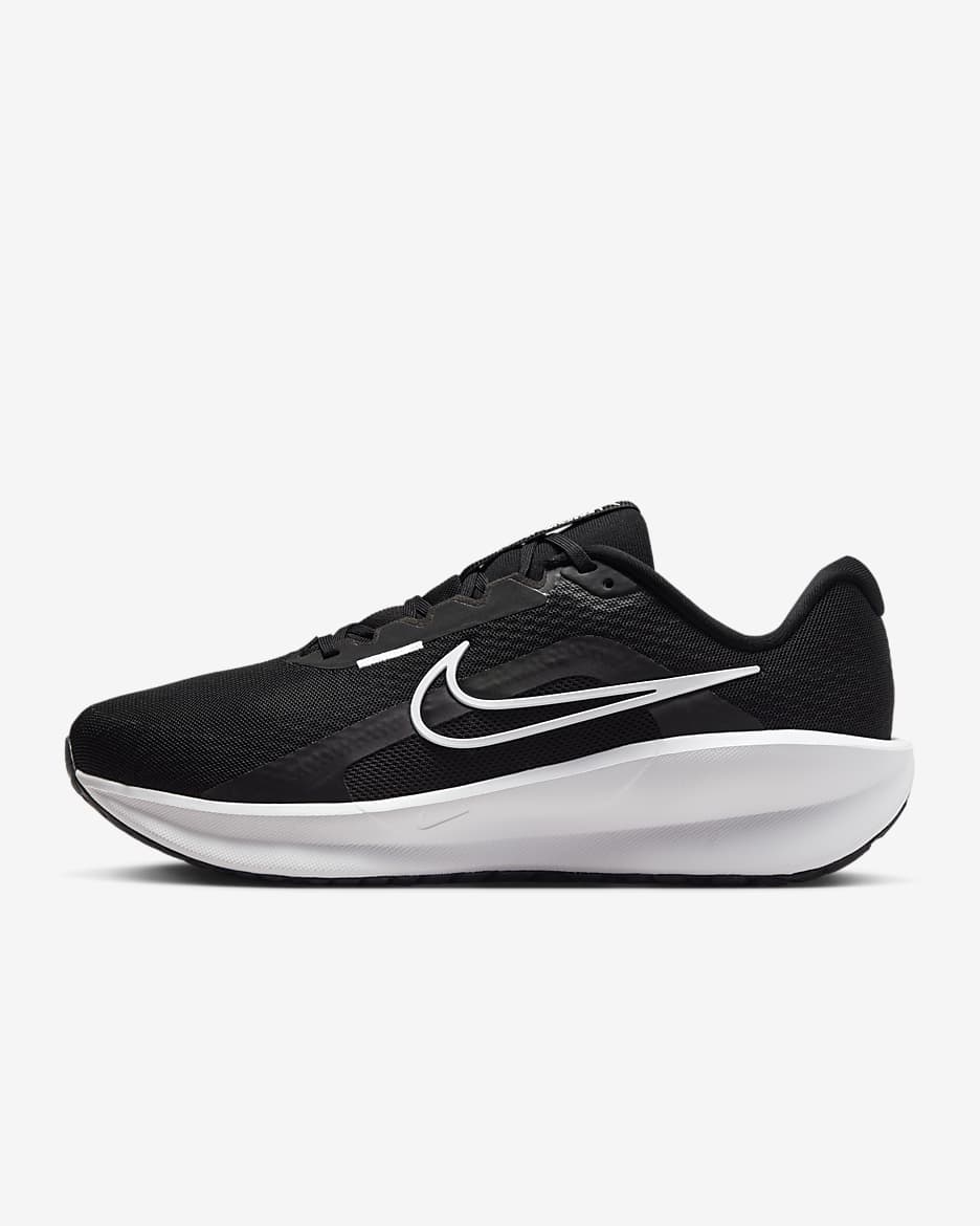 Tenis de correr en carretera para hombre (extraancho) Nike Downshifter 13 - Negro/Gris humo oscuro/Blanco