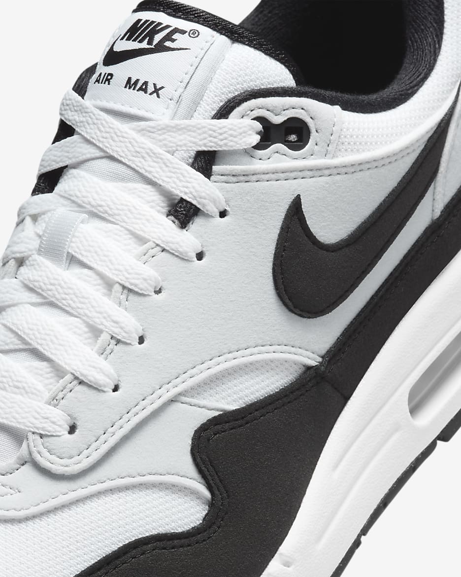 Chaussure Nike Air Max 1 pour homme - Blanc/Pure Platinum/Noir