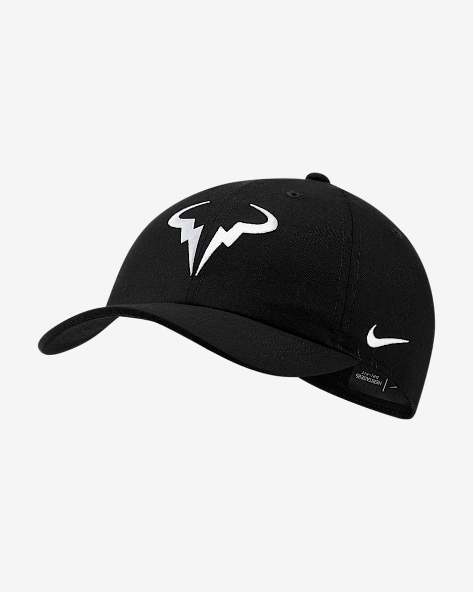 NikeCourt AeroBill Rafa Heritage86 Tennis Hat - Black/White