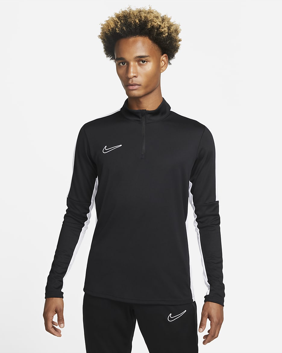 Nike Dri-FIT Academy Men's Soccer Drill Top (Stock) - Black/White/White