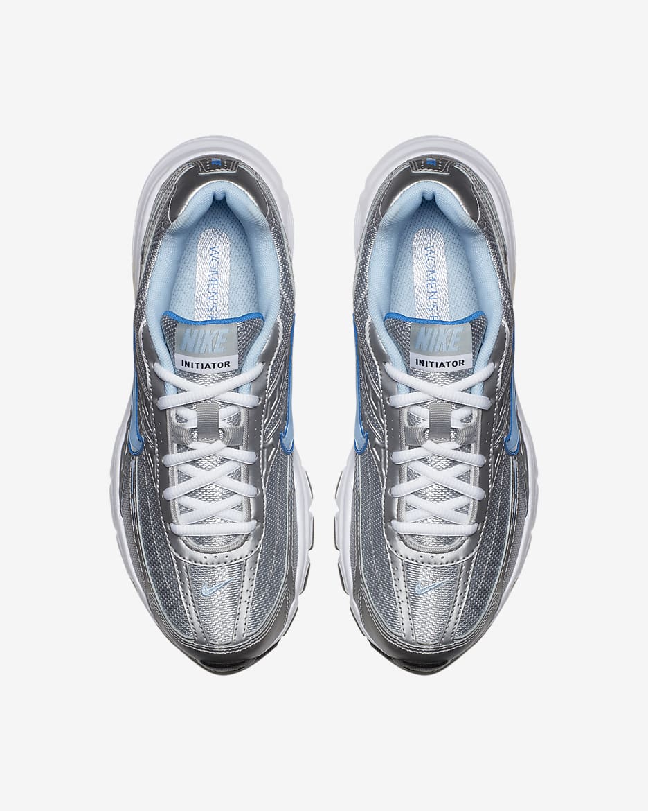 Buty damskie Nike Initiator - Metallic Silver/Biel/Cool Grey/Ice Blue