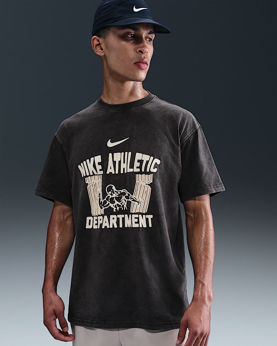 Nike 男款 Max90 T 恤 - 黑色