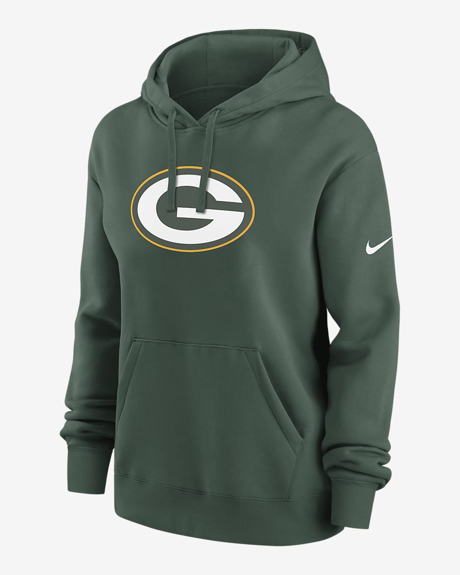 Green Bay Packers Club Women's Nike NFL Pullover Hoodie - Green