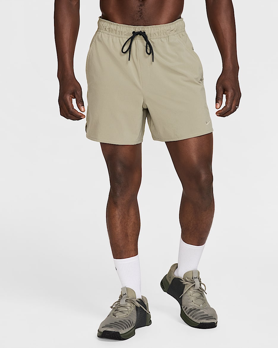 Nike Unlimited Men's Dri-FIT 5" Unlined Versatile Shorts - Light Army/Black/Light Army