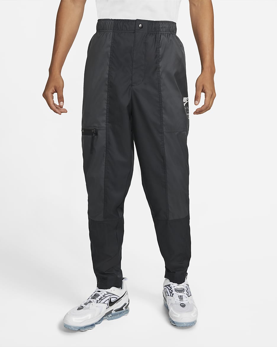 Pants forrados de tejido Woven para hombre Nike Air - Negro/Antracita/Blanco