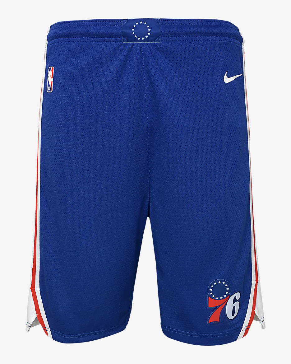76ers nike shorts