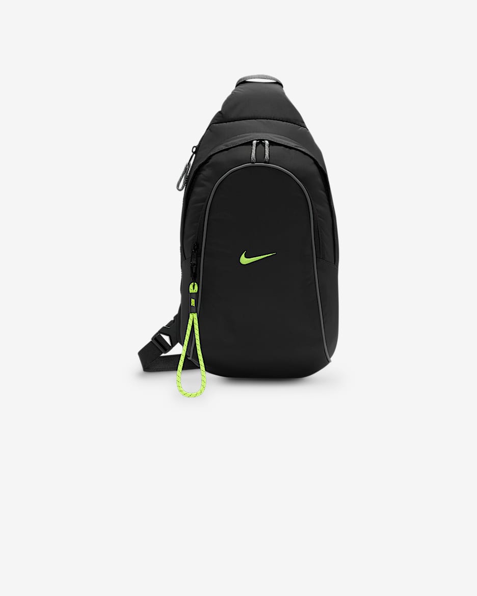 Borsa a tracolla Nike Sportswear Essentials (8 l) - Antracite/Smoke Grey/Volt